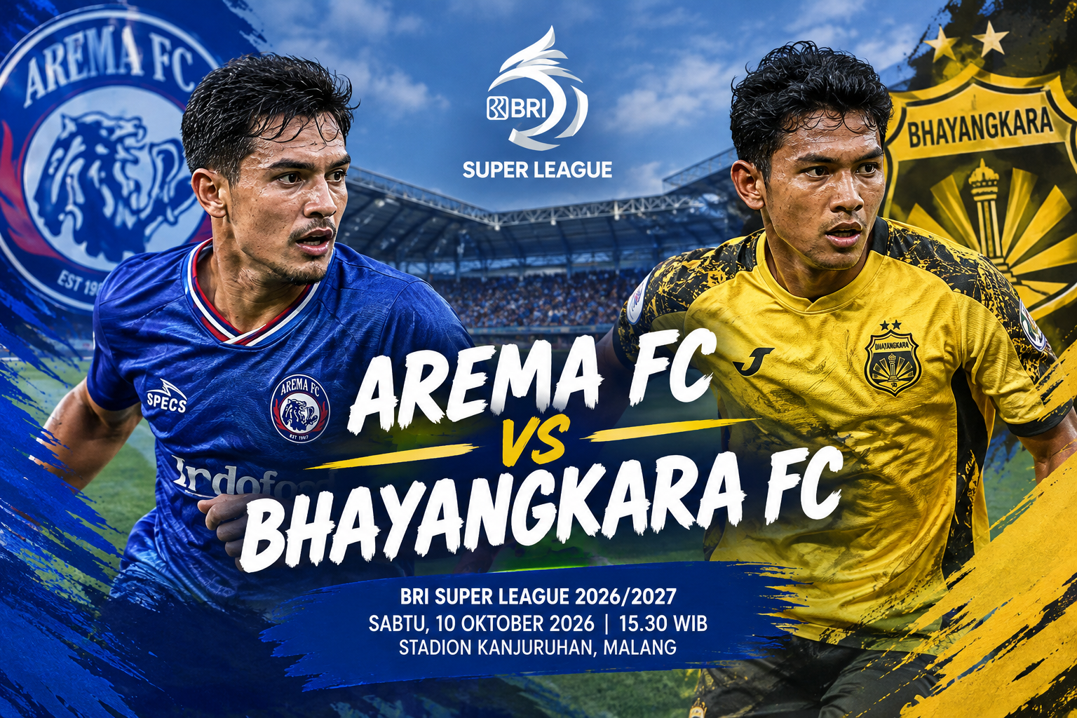 Arema FC Tantang Bhayangkara FC di Kanjuruhan Sore Ini Pukul 15.30 WIB, Tigoals Angkat Persaingan Pekan Keempat