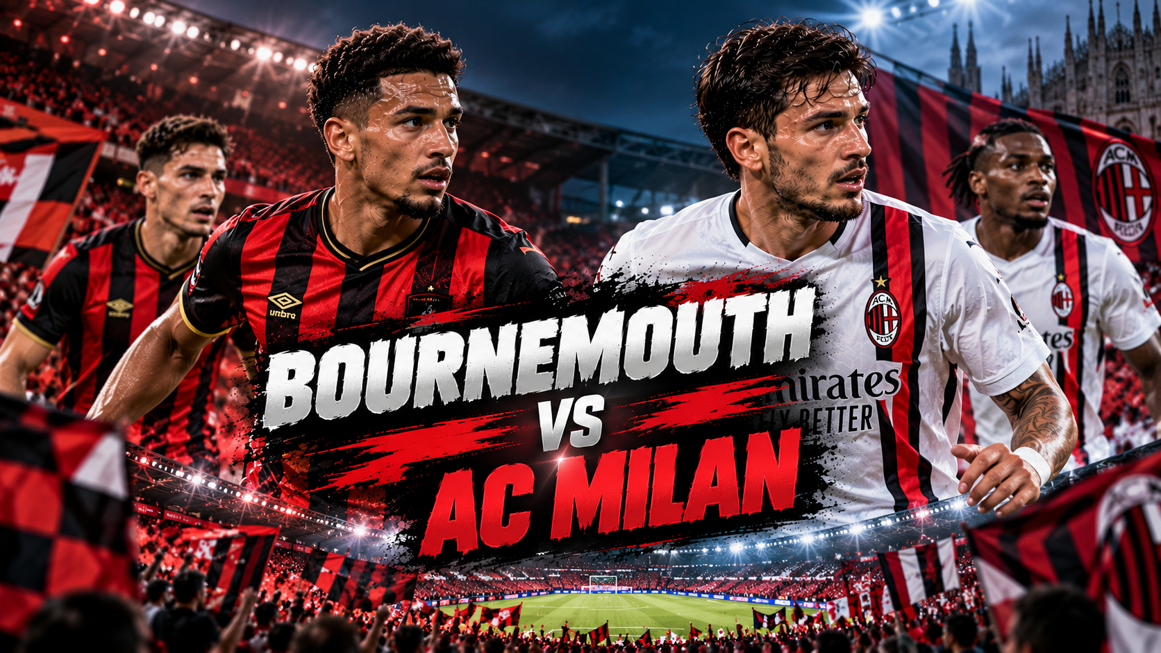 Bournemouth vs AC Milan Dini Hari Ini Pukul 02.00 WIB, Tigoals Angkat Duel Menarik Liga Europa
