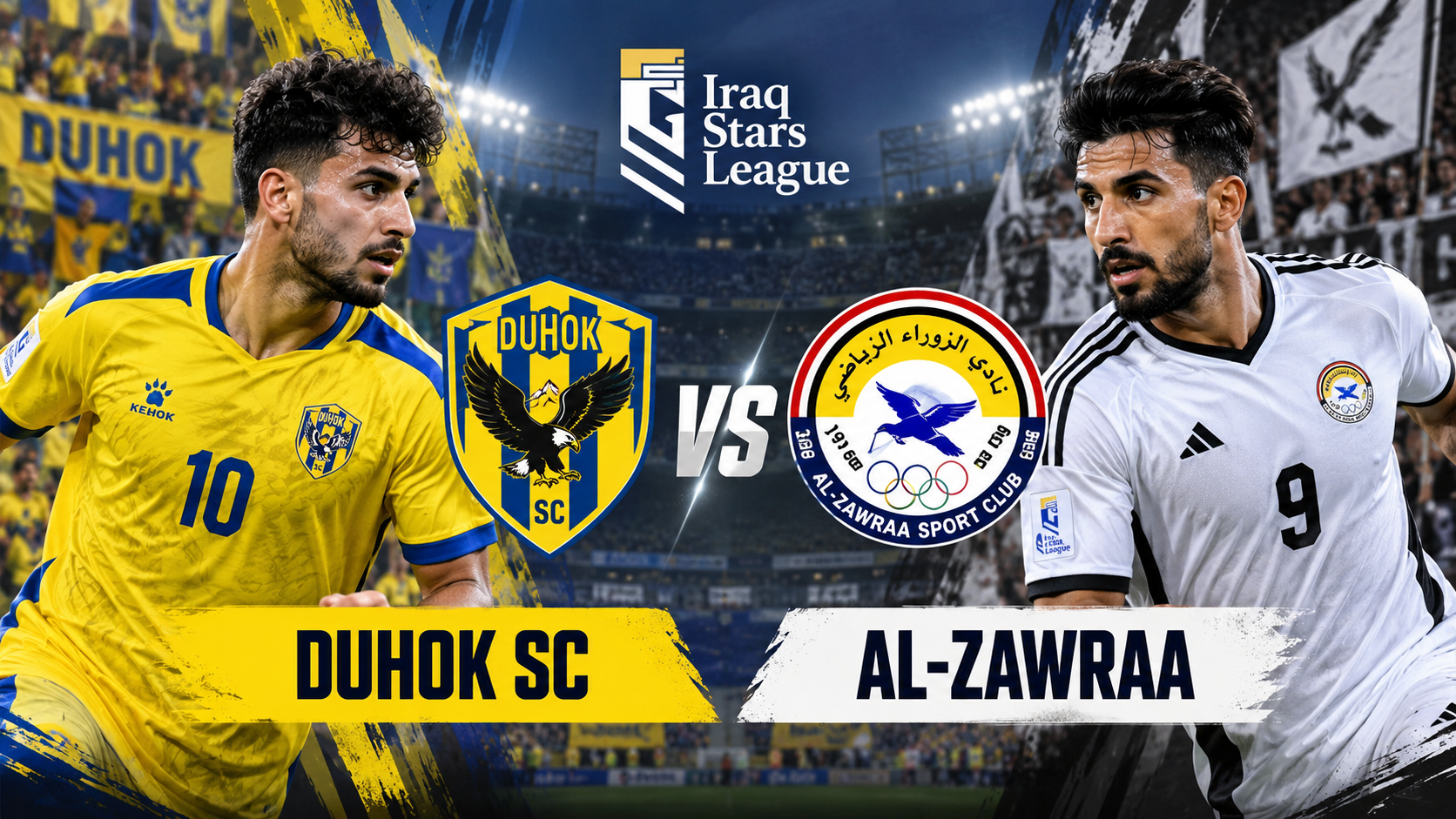 Duhok SC vs Al-Zawraa 20.00 WIB, Tigoals Soroti Persaingan Ketat Iraq Stars League