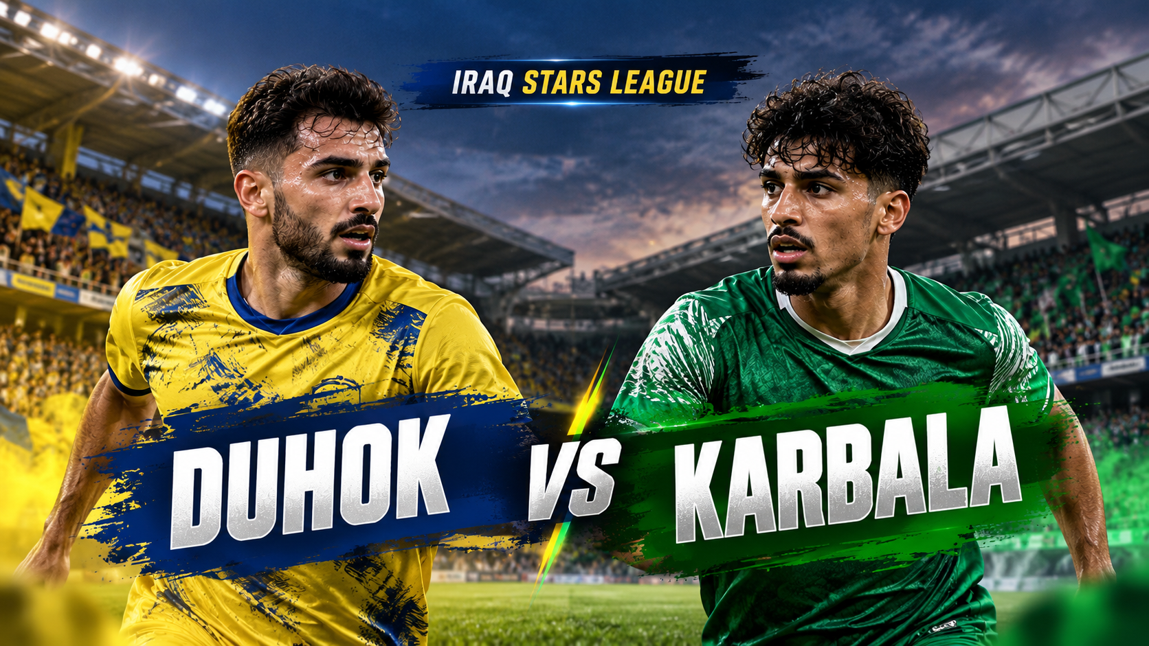 Duhok vs Karbala Malam Ini Pukul 21.30 WIB, Tigoals Angkat Persaingan Iraq Stars League