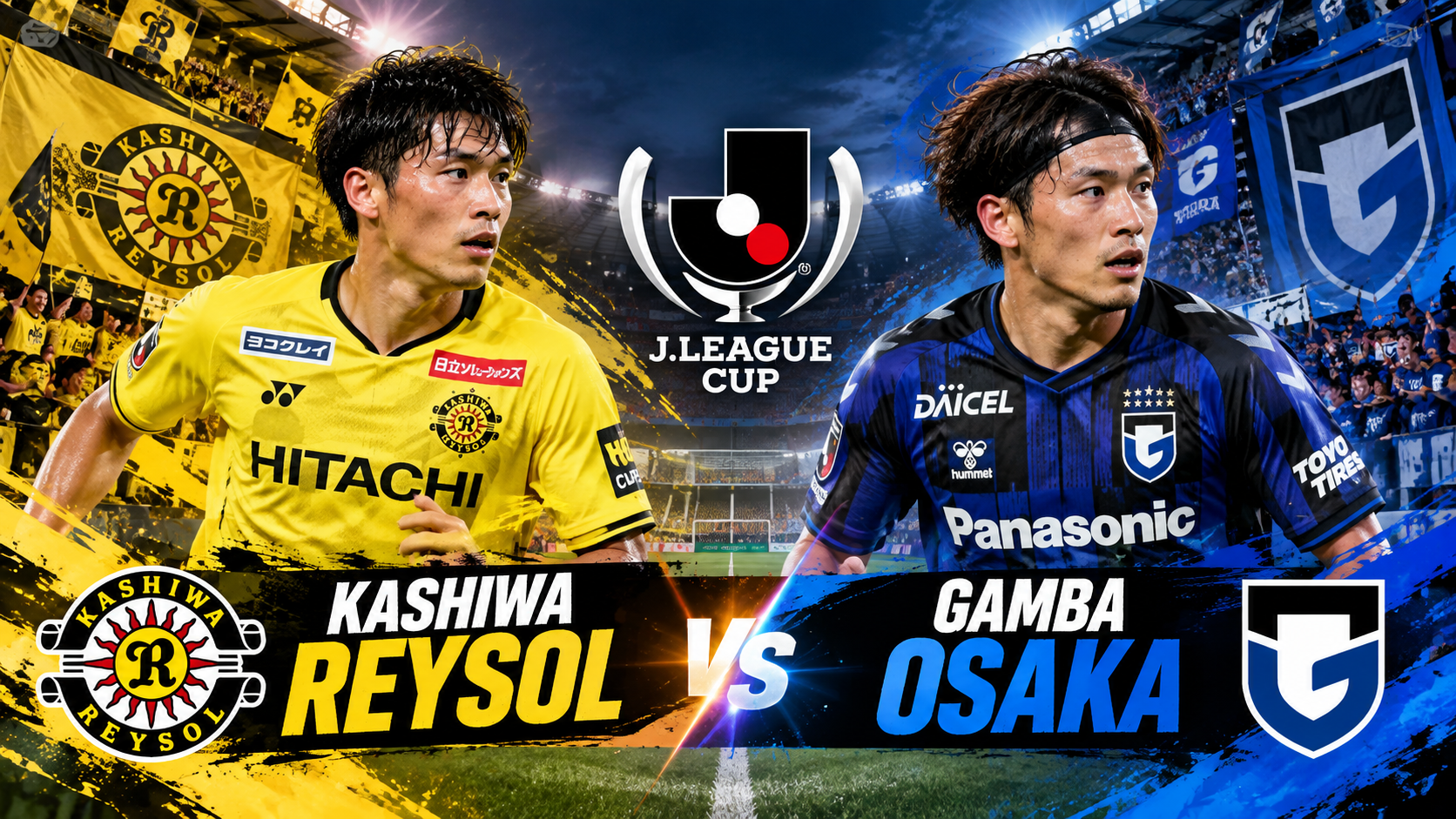 Kashiwa Reysol vs Gamba Osaka 3 Oktober 2026 Pukul 17.00 WIB, Tigoals Ikuti Duel Levain Cup