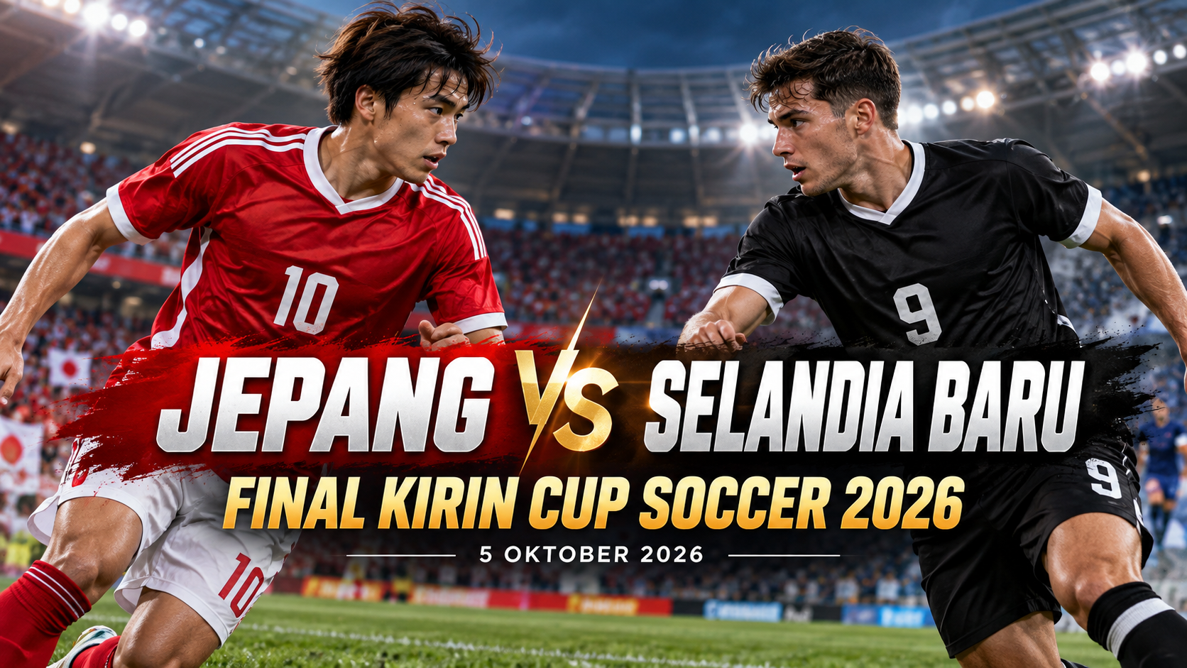Jepang vs Selandia Baru di Kirin Cup Soccer 2026 Sore Ini Pukul 17.30 WIB, Tigoals Ikuti Pertandingan