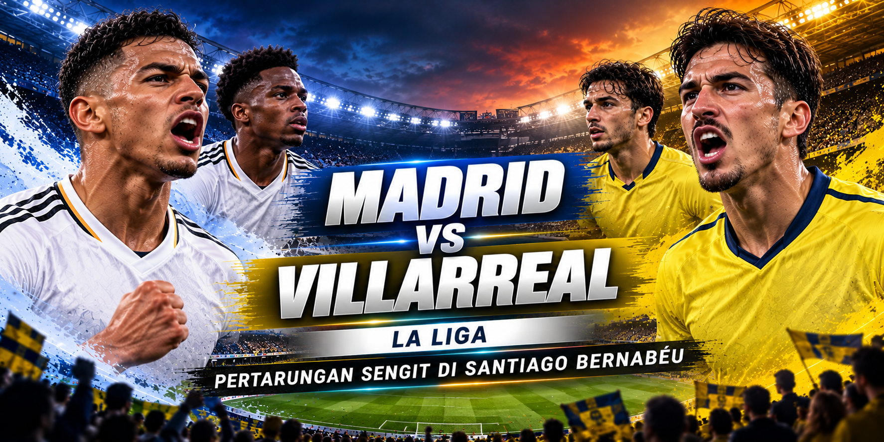 Tigoals : Real Madrid Memburu Kebangkitan, Villarreal Siap Menguji Ketahanan Los Blancos di La Liga Dini Hari Ini Pukul 02.00 WIB