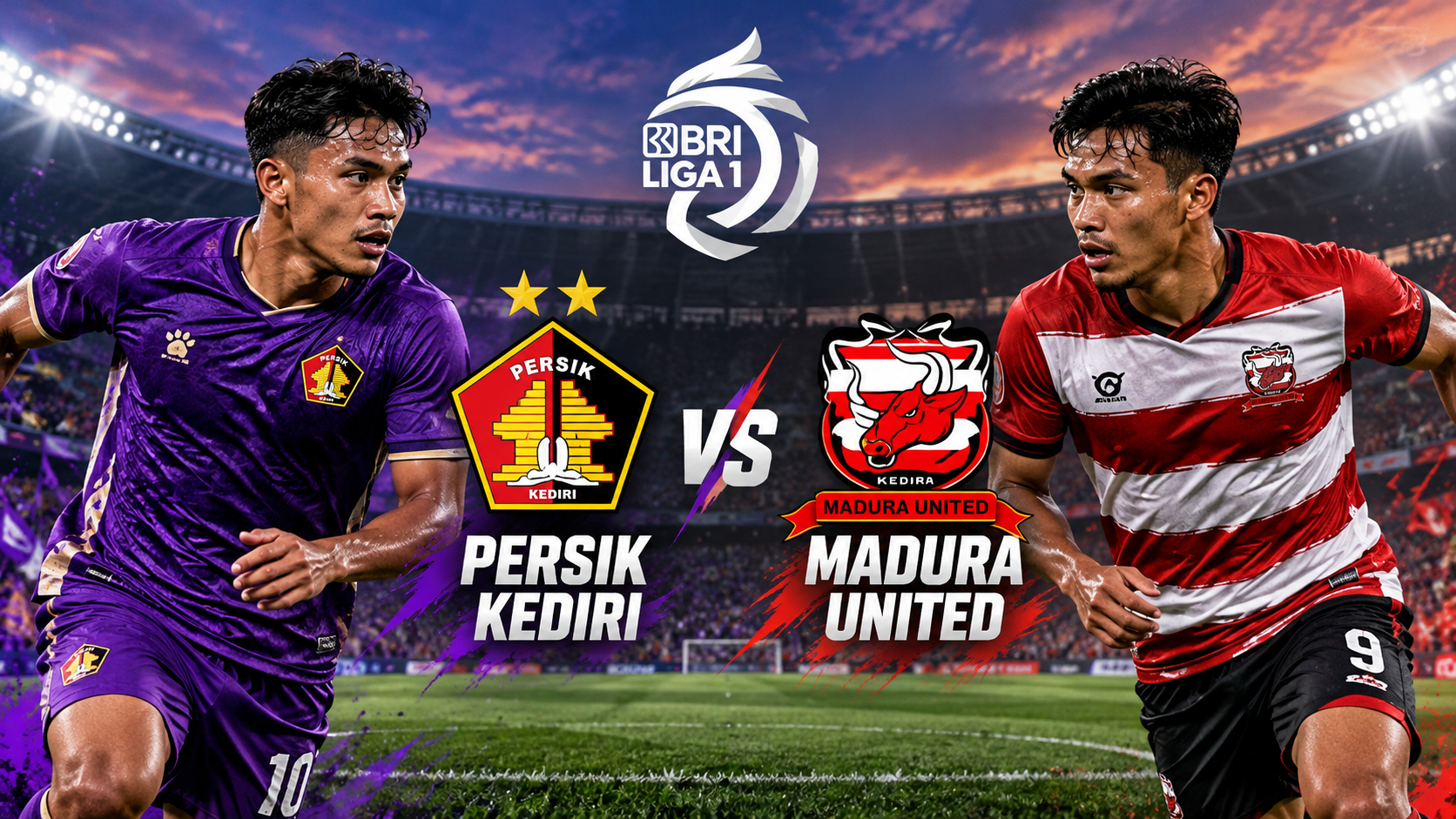 Persik Kediri Tantang Tren Sempurna Madura United dalam Derby Jatim Sore Ini Pukul 15.30 WIB, Tigoals Mengulas Persaingan Pekan Keempat
